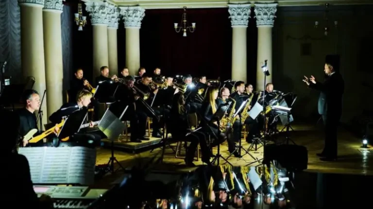 Ukraine concert during blackout